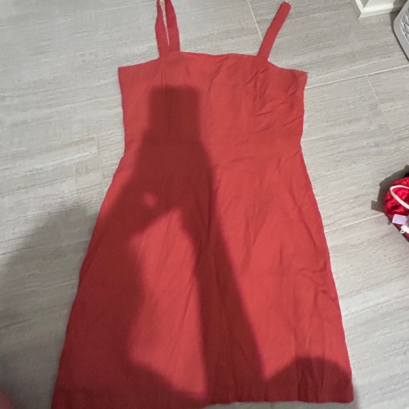 Linen Mini Dress - Picture 1 of 3